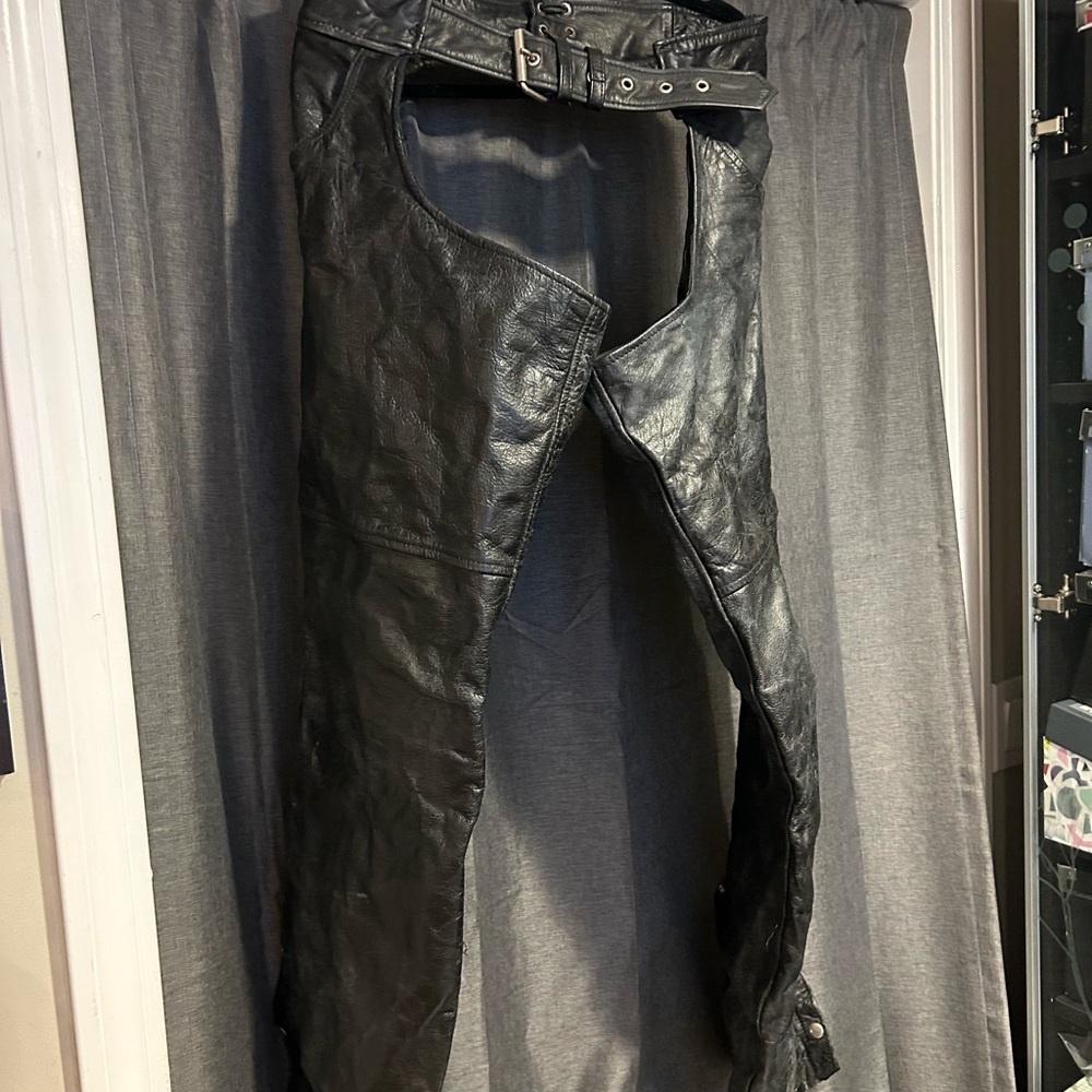 Hot Leathers Men's Large Moto Chaps